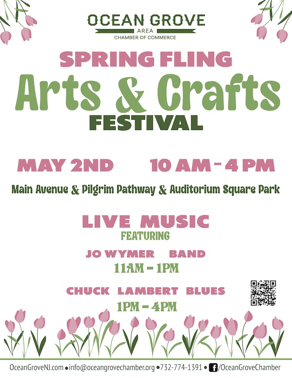 Ocean Grove Spring Fling 2026 – Main Avenue Galleria & School of Art